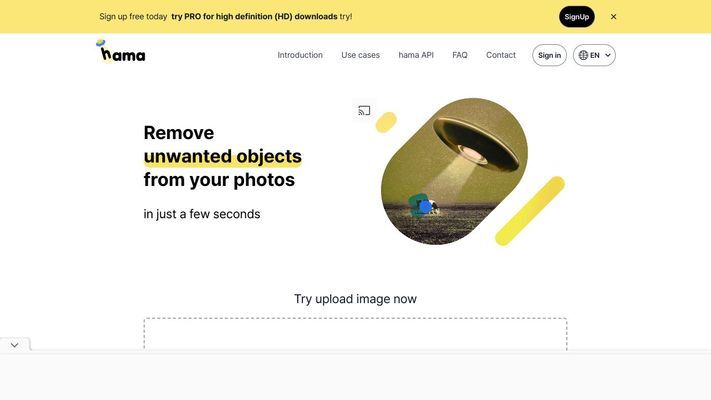 HAMA | AI Object remover, Image Eraser