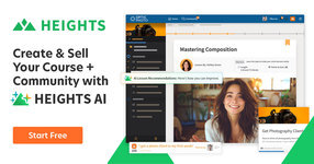 AI Online Course Creation and Community Software - Heights Platform