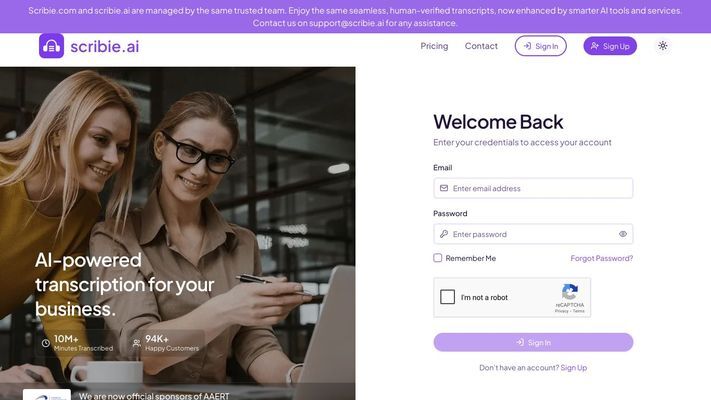 Scribie Transcription Services