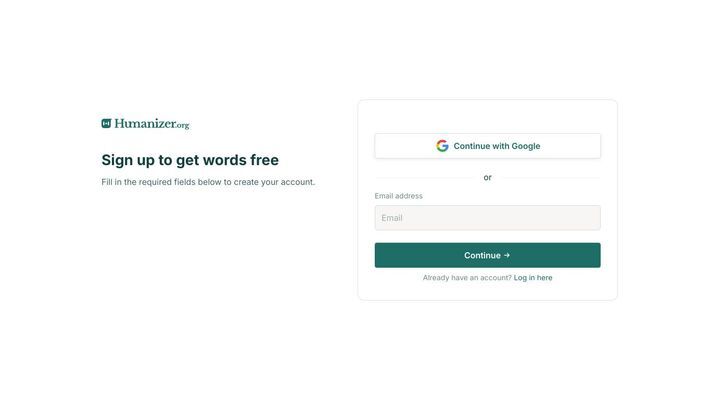 Humanize AI - Get 100% Human Score for Free | Humanizer.org