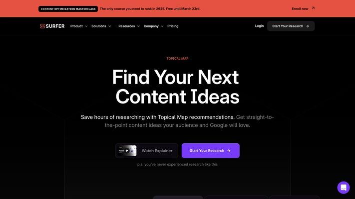 Surfer | SEO Content Optimization Platform