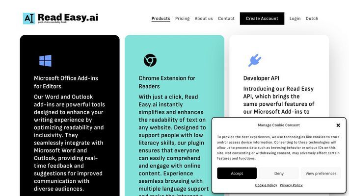 Read Easy.ai — Make text easy to read