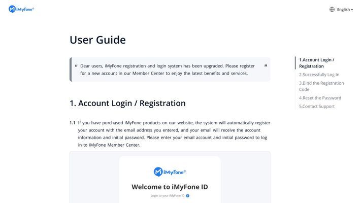 iMyFone Member Center