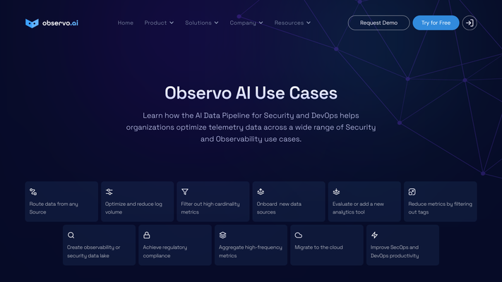 Observo AI - The AI Data Pipeline for Security and DevOps
