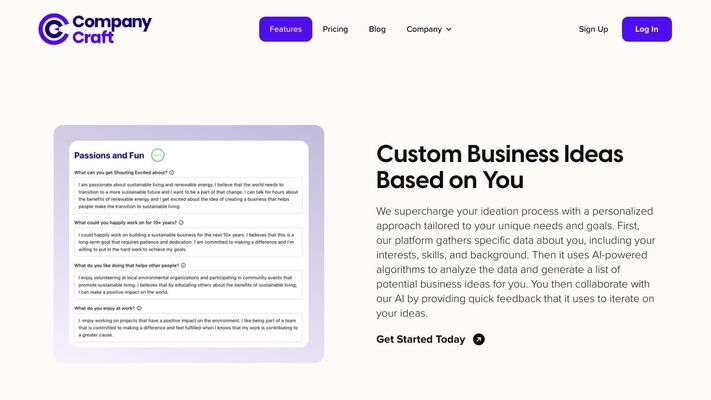 AI Business Plan Builder – Research, Analyse, Launch