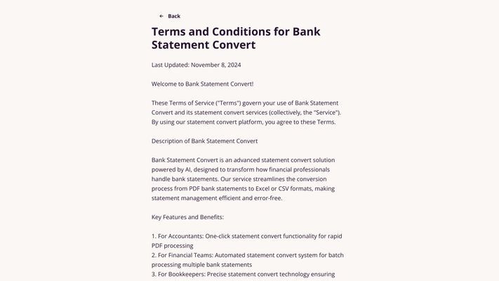 Bank Statement Convert