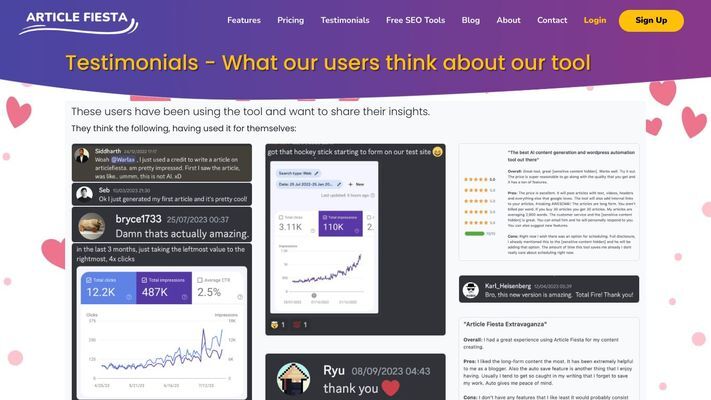 Article Fiesta - AI SEO Content Article Writer