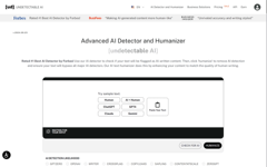AI Detector & AI Checker for ChatGPT & More - Undetectable AI