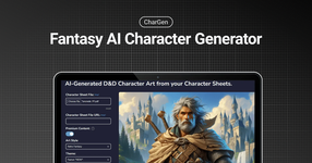 CharGen: Fantasy AI Image Generator - Create Art, Images & Videos