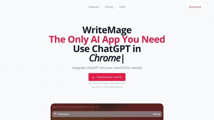 WriteMage - The Only AI App you need