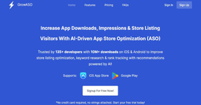AI App Store Optimization (ASO) Platform for iOS & Android