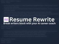 Resume Rewrite
