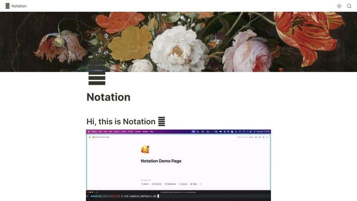 Notation