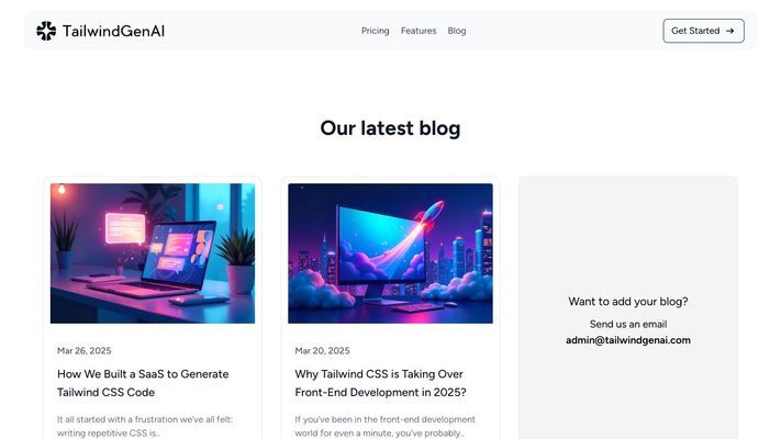 Generate TailwindCSS Code with AI