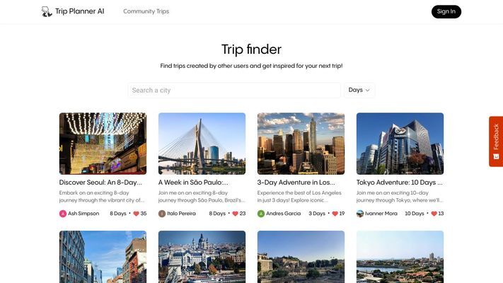 Trip Planner AI: Free & Customizable Travel Itinerary App