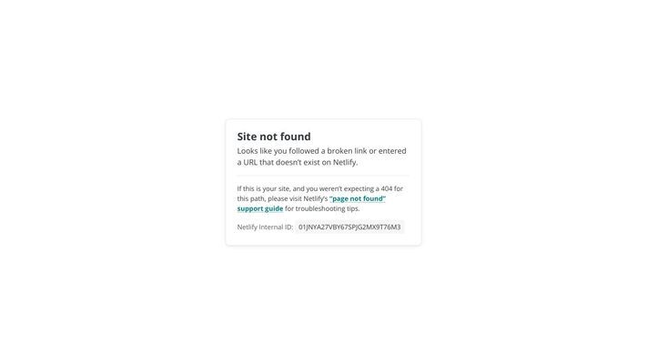 Site not found