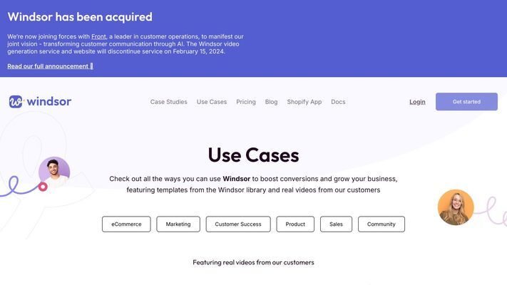 Windsor.io - Personalized Videos for E-Commerce