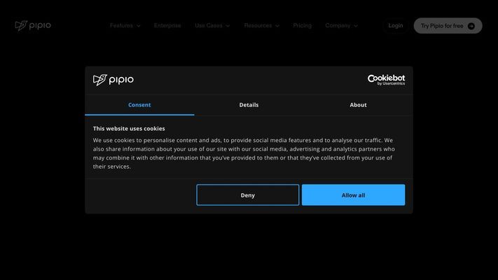 Pipio | The AI-powered video production platform