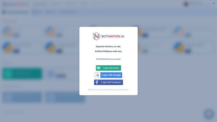 Create a smart chatbot on messaging apps and voice. Boost your business and improve your customer support.