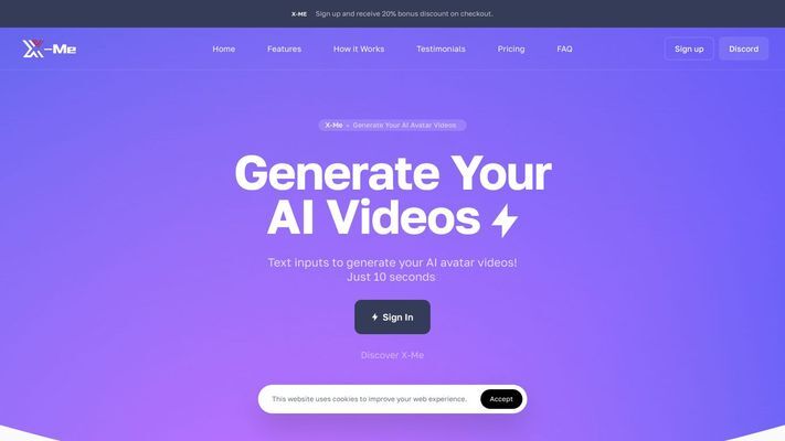 X-Me: Generate Your AI Avatar Videos!