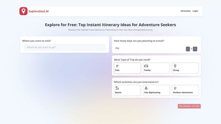 Custom Travel Itineraries