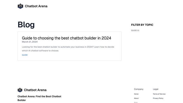 Chatbot Arena: Find the Best Chatbot Builder