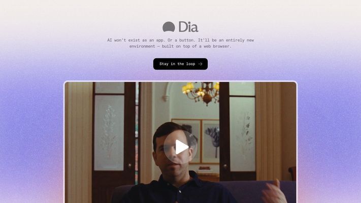 Meet Dia – the AI Browser Where You Can Chat with Your Tabs