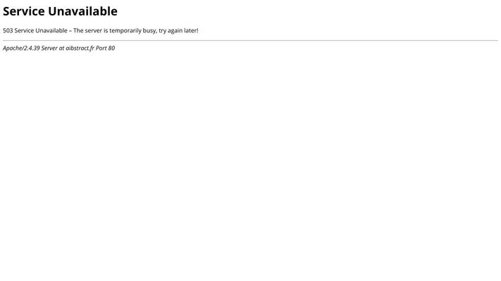 Service Unavailable