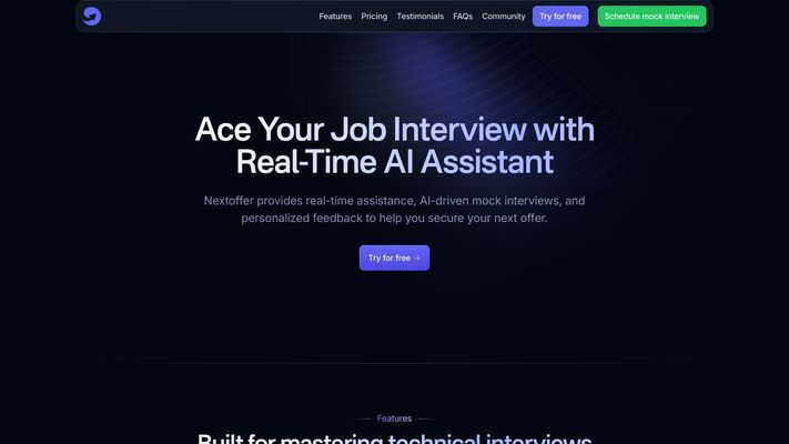 Nextoffer AI Interview Assistant