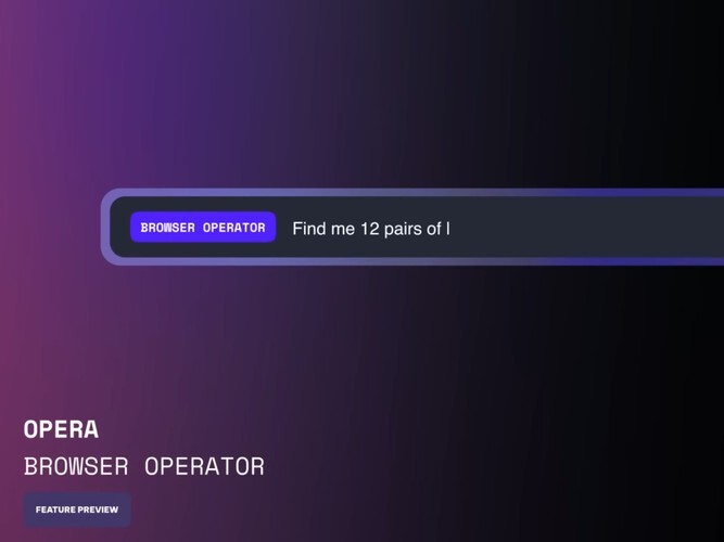 Opera推出内置AI代理的浏览器