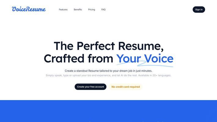 VoiceResume