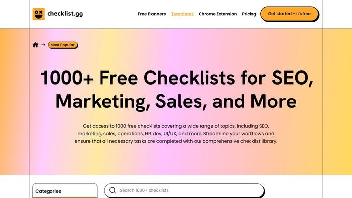An AI-driven tool for checklists, processes, and SOPs
