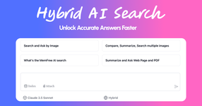 MemFree - Hybrid AI Search