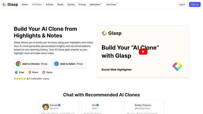 Glasp: PDF & Web Highlighter for Researchers & Learners