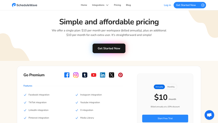 ScheduleWave | Social Media Management Platform