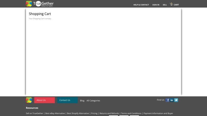 TrueGether: No fee marketplace, Best eBay and Shopify Alternative