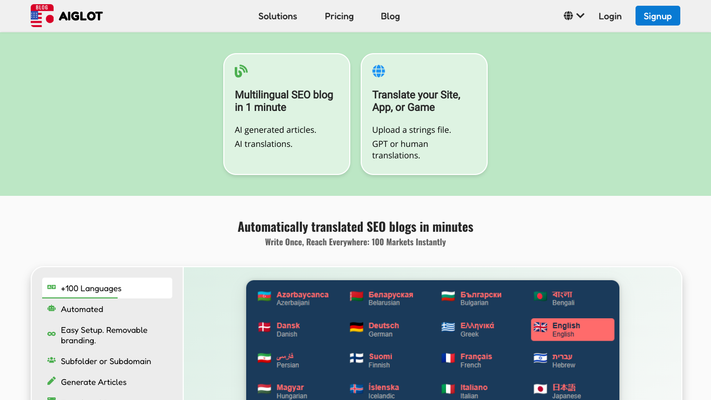 Multilingual AI Articles TMS