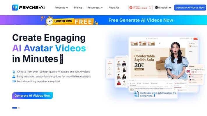 Free Lifelike AI Avatar Video Generator
