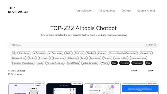 Chatbot AI tools