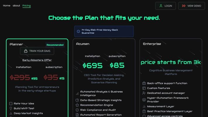 daas ai business development platform