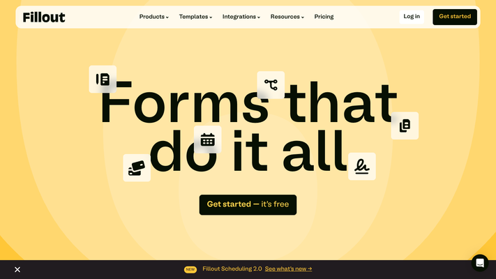 Fillout | Forms that do it all