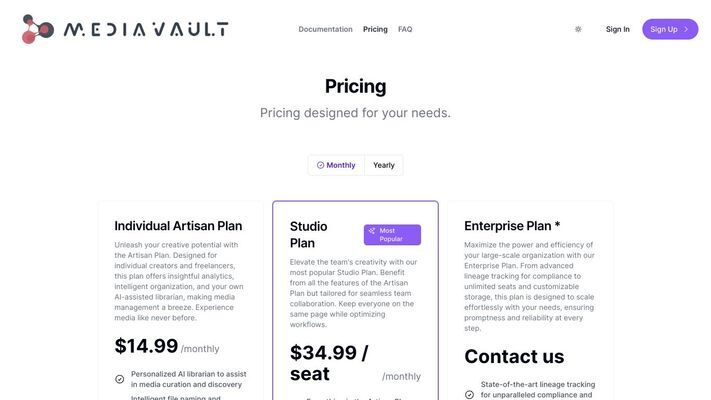 Media Vault AI