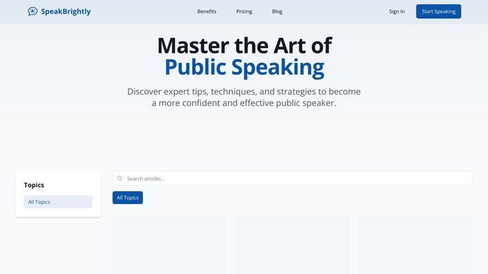 SpeakBrightly