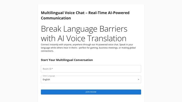 Multilingual Voice Chat