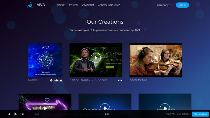 AIVA, the AI Music Generation Assistant