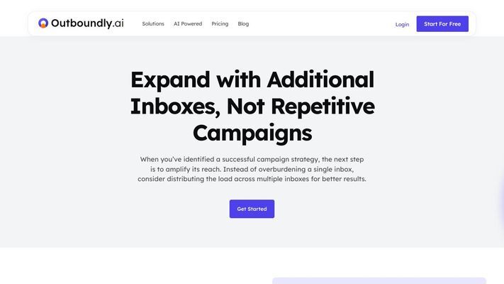 AI Powered Cold Email Outreach - Outboundly