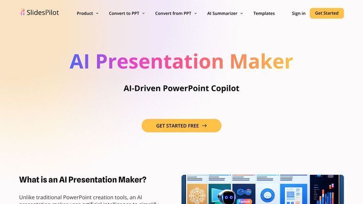 AI Presentation Generator - PPT Maker, AI Image & Copilot, PDF & Word to PPT, Free PowerPoint & Google Slides Templates | SlidesPilot