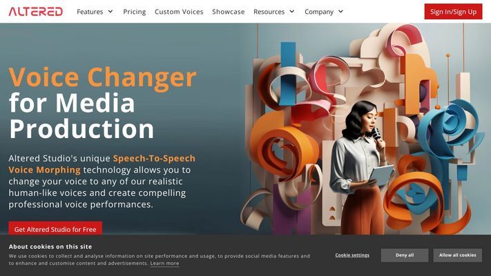 Professional AI Voice Changer Software and Services | Altered