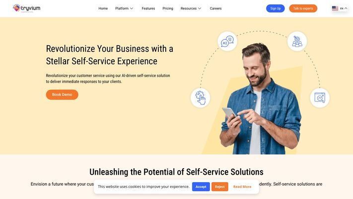 tryvium contact center AI solutions