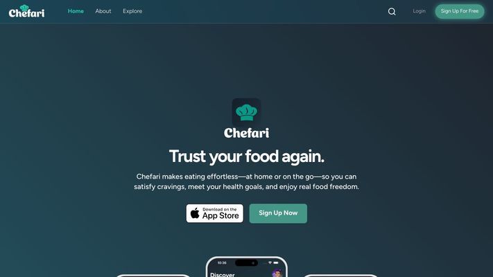 Chefari | Analyze Restaurant Menus & Get Custom Recipes For Any Diet | Personalized Recipes. Custom Recipe Generator, Meal Planning, Healthy Recipes, Healthy Desserts